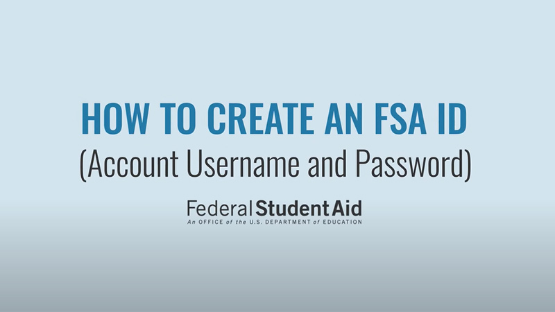 Create an FSA ID