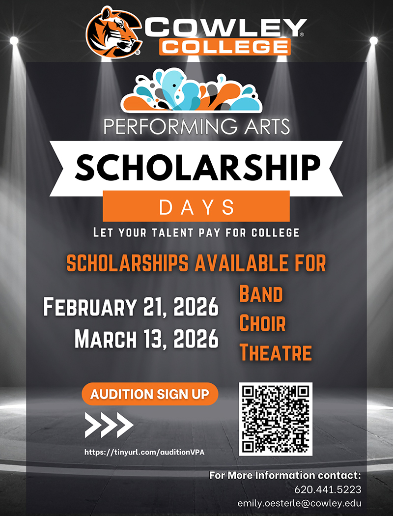 Scholarship Audition Days poster