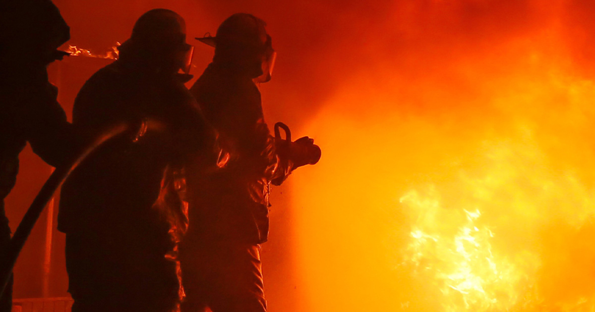 Fire Science and firefighter training at Cowley College