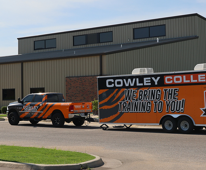 career training trailer at sumner campus tech center