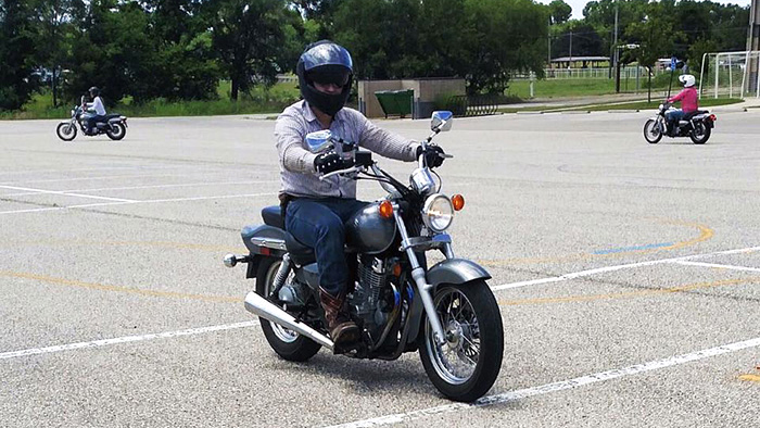 Motorcycle Safety class in session