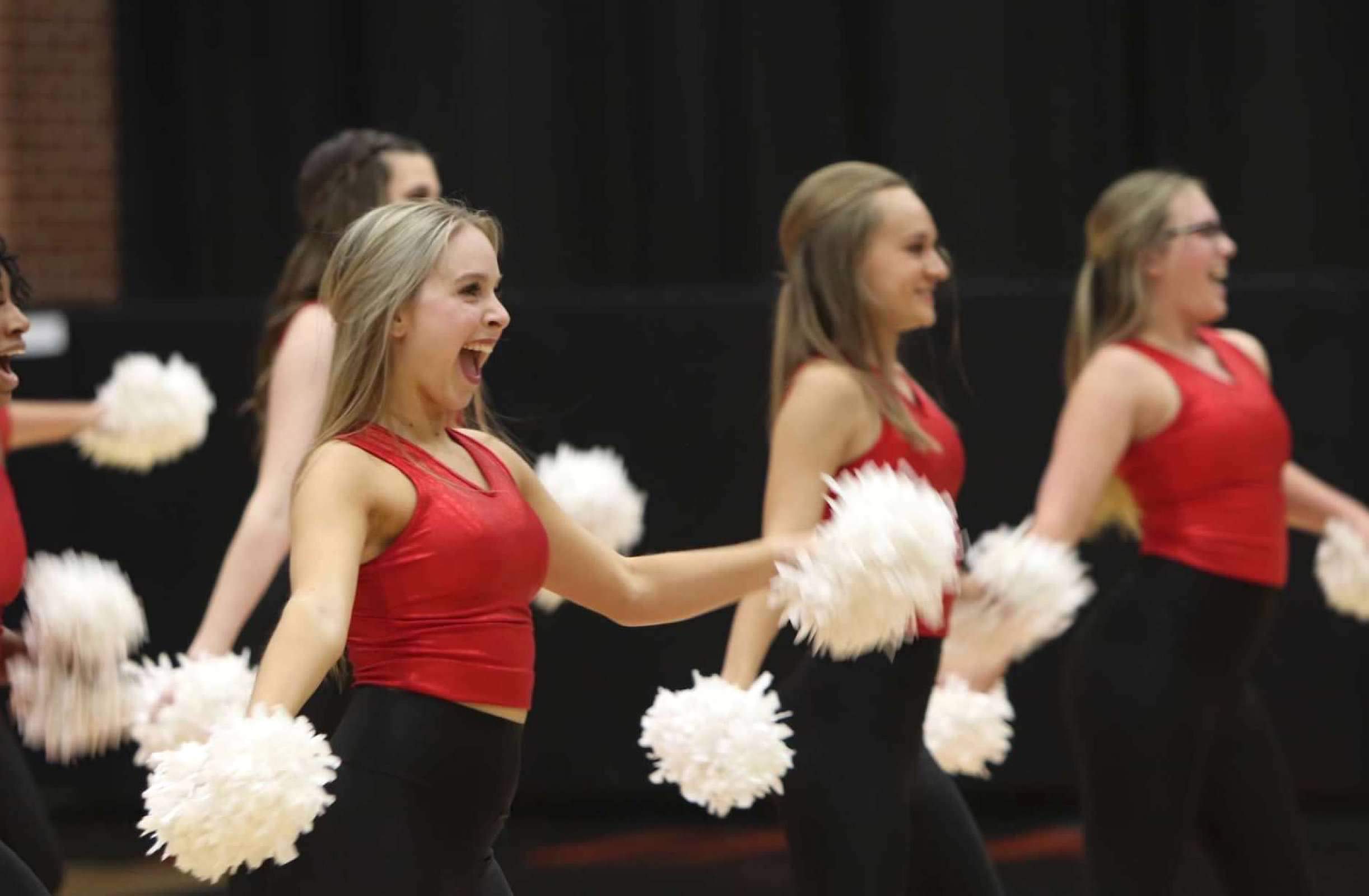 Maddie Dancing with Tigerettes