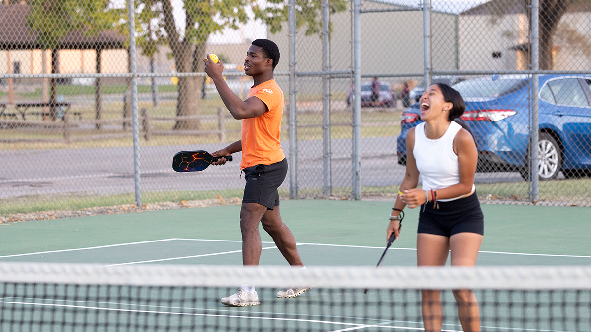 intramural pickleball at cowley college
