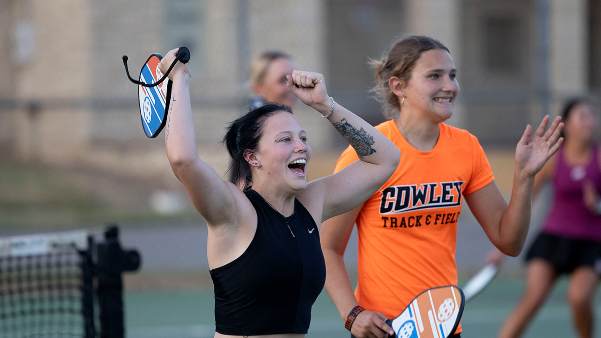 pickleball tournament at cowley college
