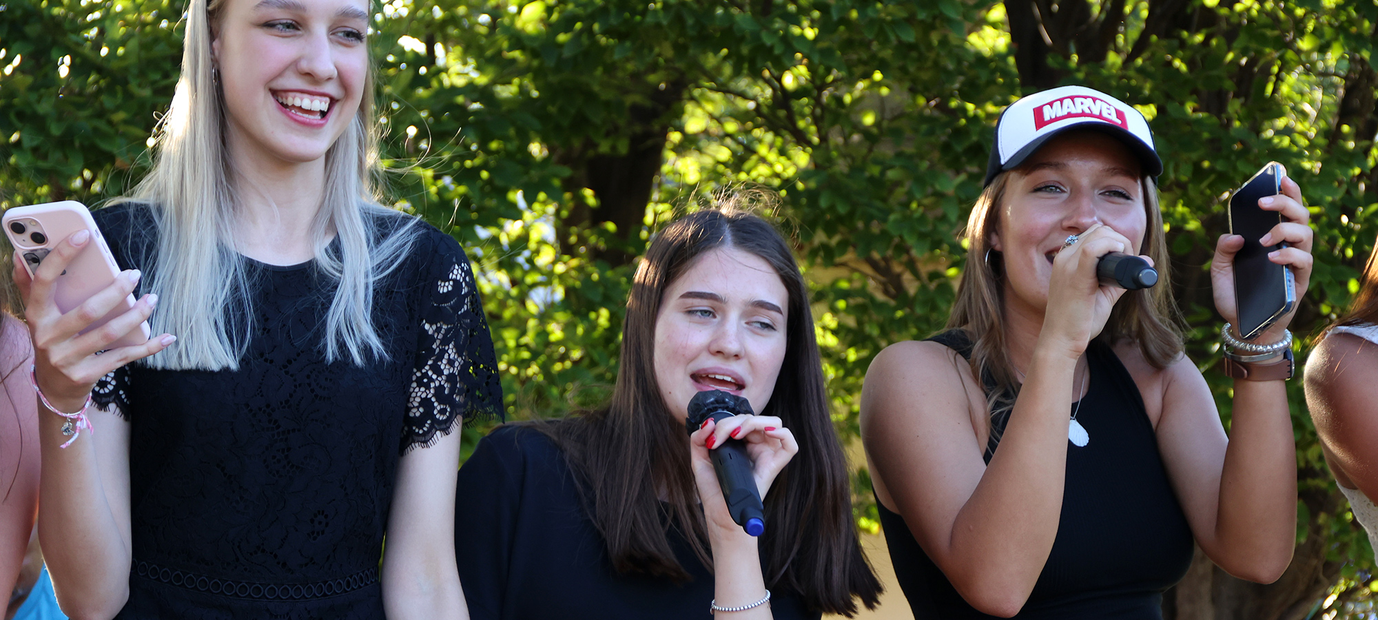 cowley students performing mamma mia play