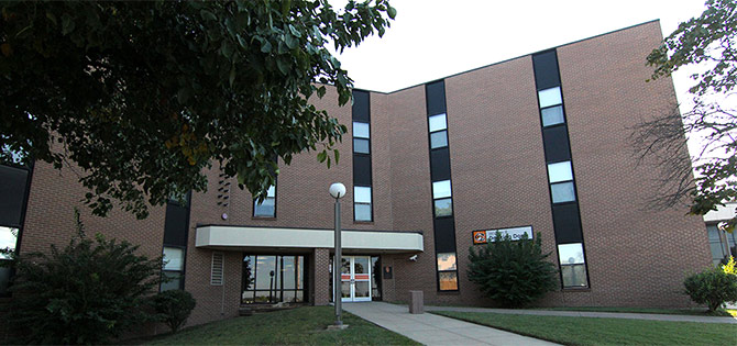 William R. Docking Dormitory front view
