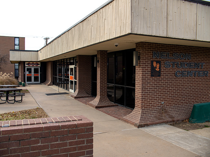 Nelson Student Center entrance