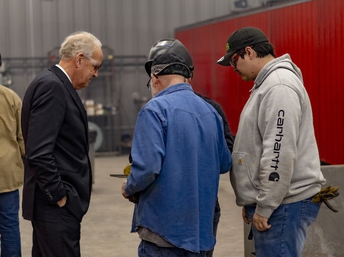 Senator Moran site visit